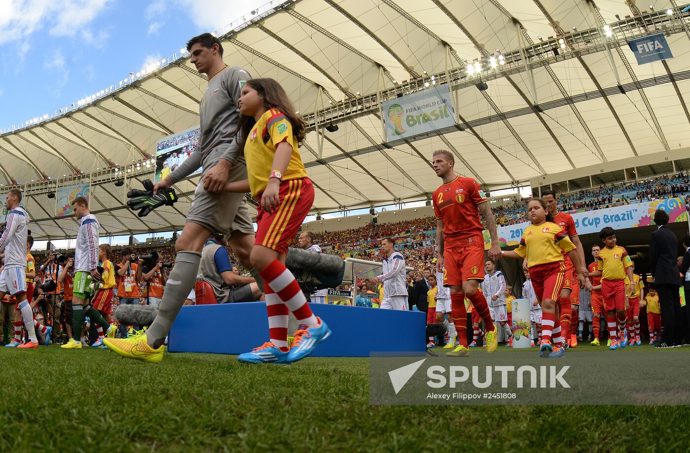 2014 FIFA World Cup. Belgium vs. Russia