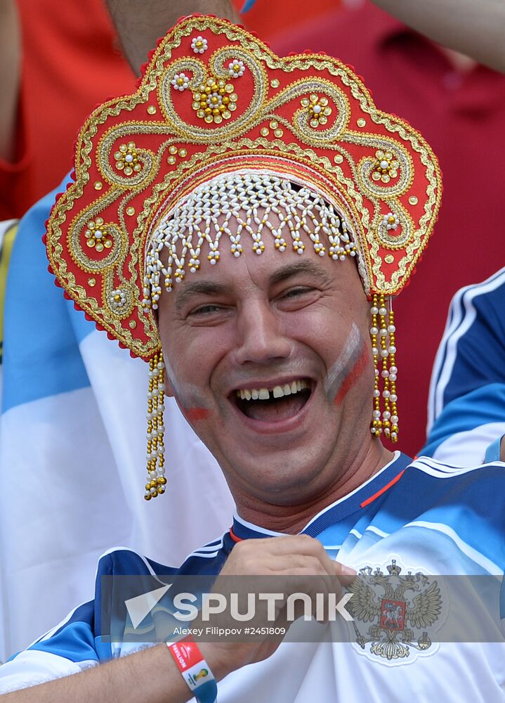 2014 FIFA World Cup. Belgium vs. Russia