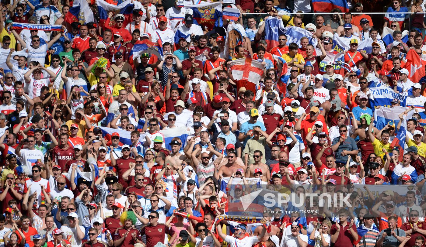 2014 FIFA World Cup. Belgium vs. Russia
