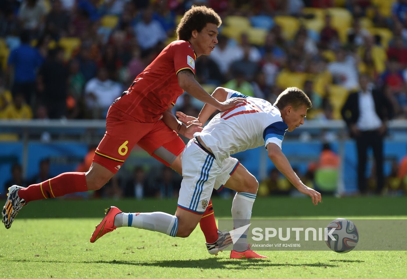 2014 FIFA World Cup. Belgium vs. Russia
