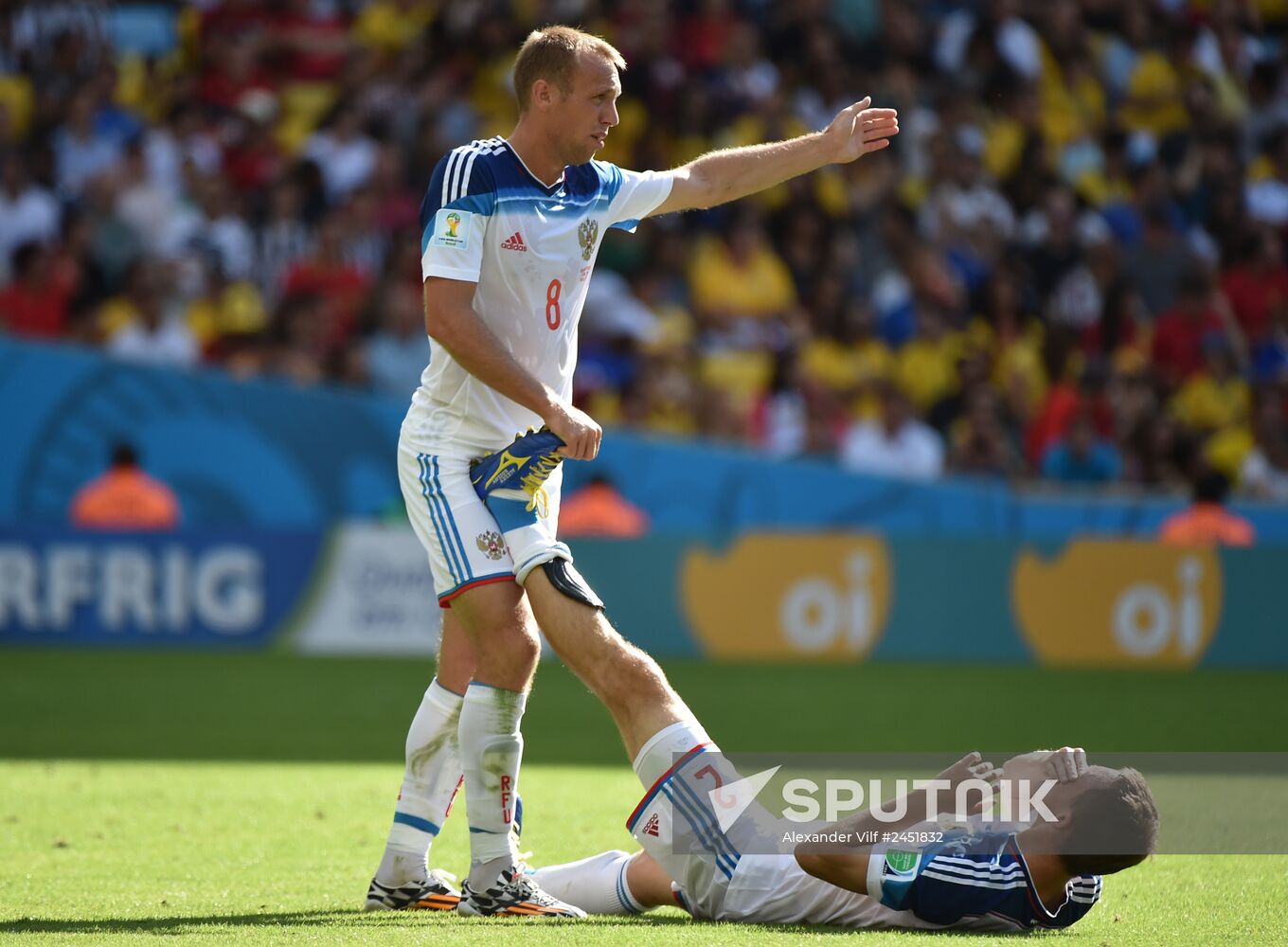2014 FIFA World Cup. Belgium vs. Russia