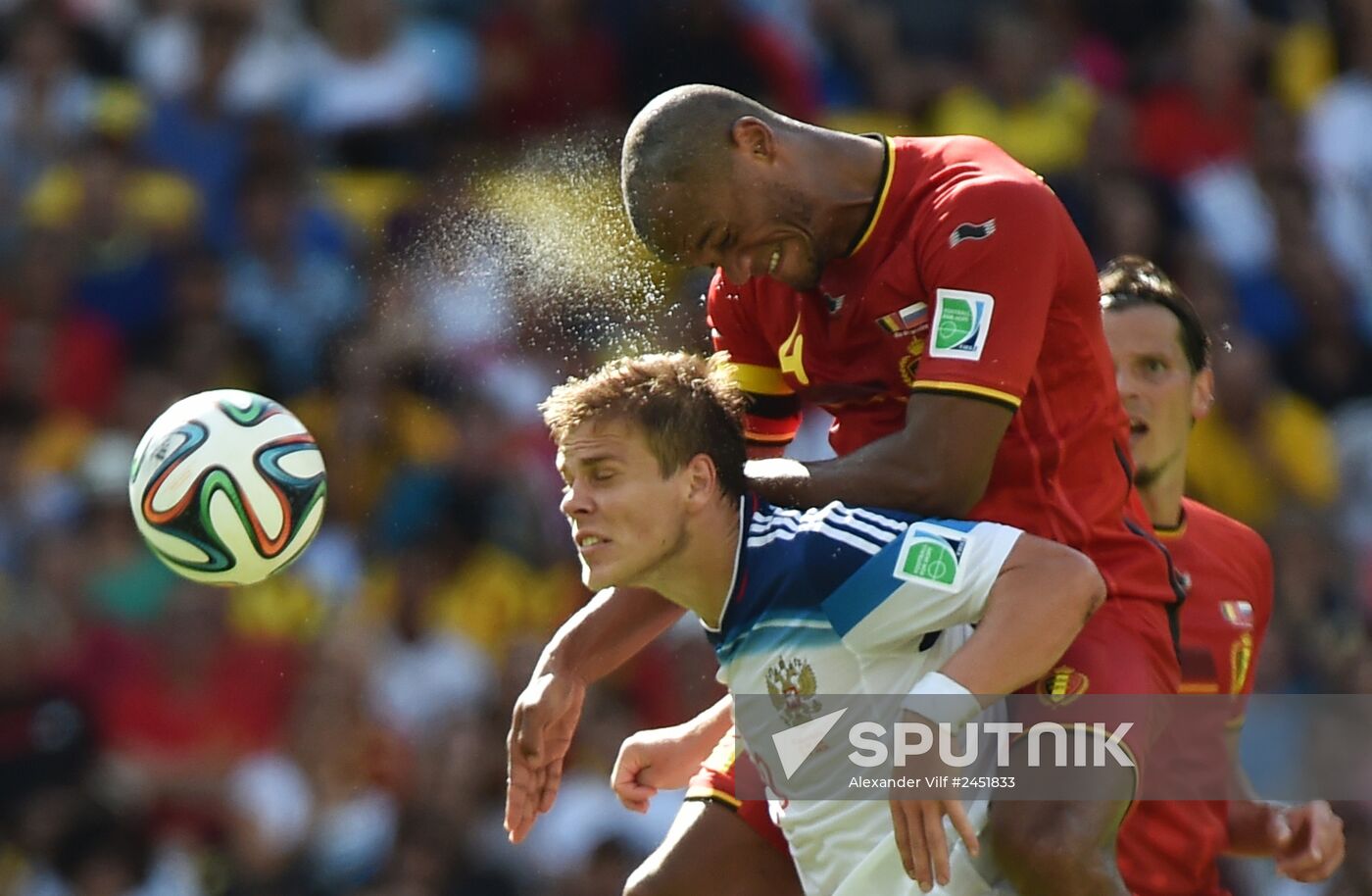 2014 FIFA World Cup. Belgium vs. Russia