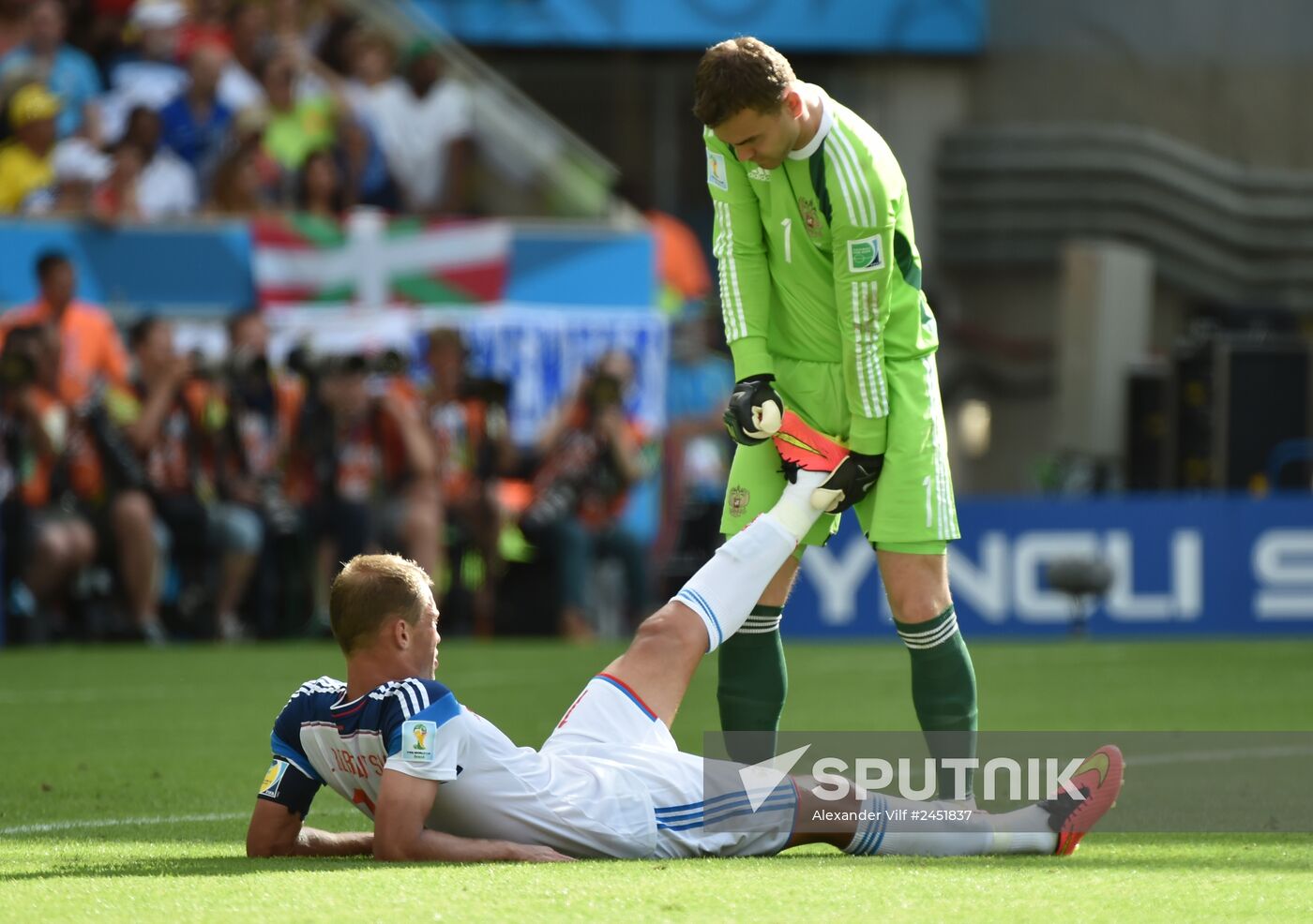 2014 FIFA World Cup. Belgium vs. Russia