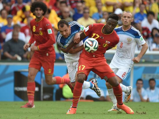 2014 FIFA World Cup. Belgium vs. Russia