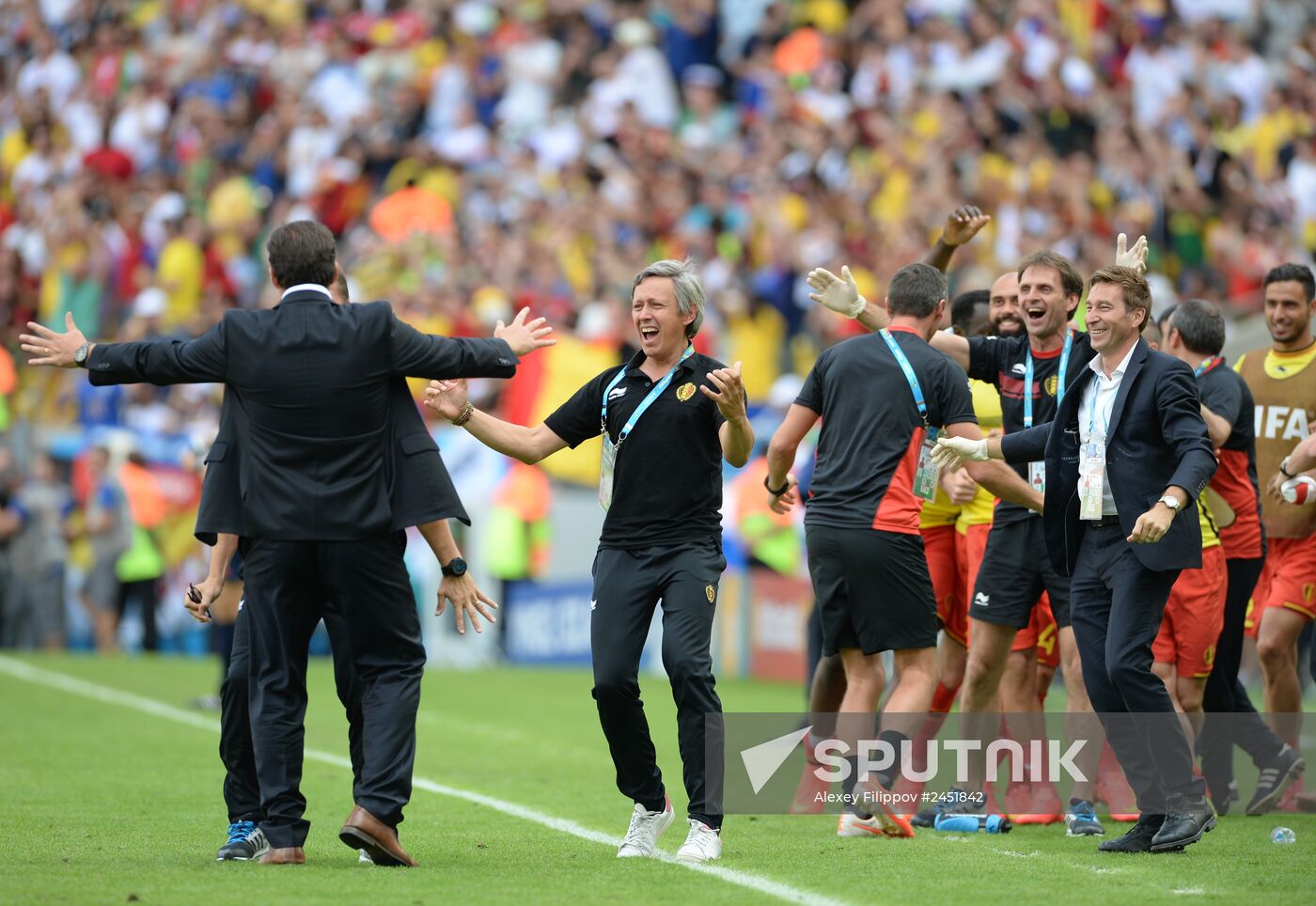 2014 FIFA World Cup. Belgium vs. Russia