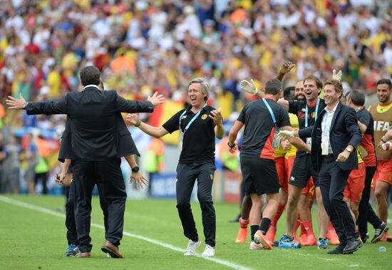 2014 FIFA World Cup. Belgium vs. Russia