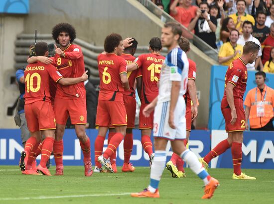 2014 FIFA World Cup. Belgium vs. Russia