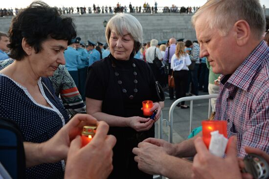 Day of Memory and Sorrow in Russian cities