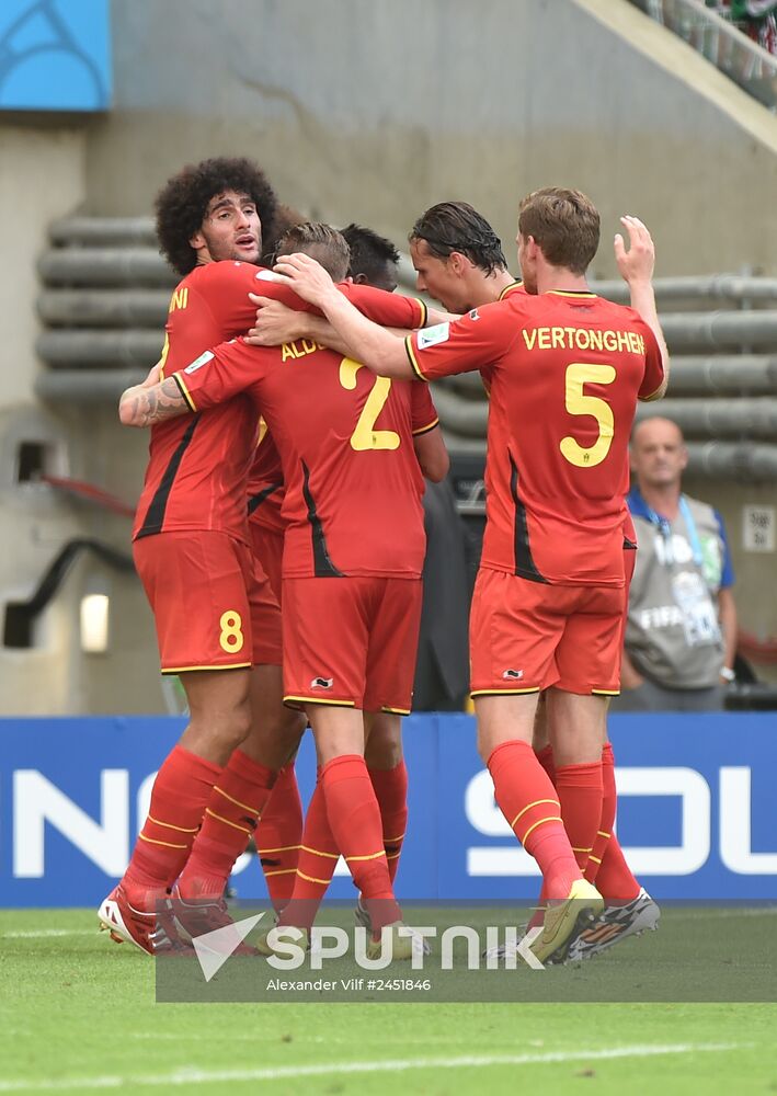 2014 FIFA World Cup. Belgium vs. Russia