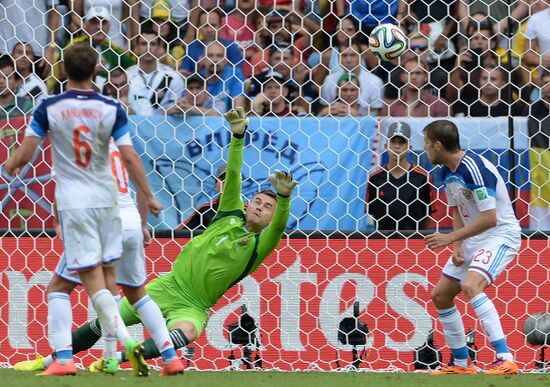 2014 FIFA World Cup. Belgium vs. Russia