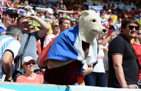 2014 FIFA World Cup. Belgium vs. Russia
