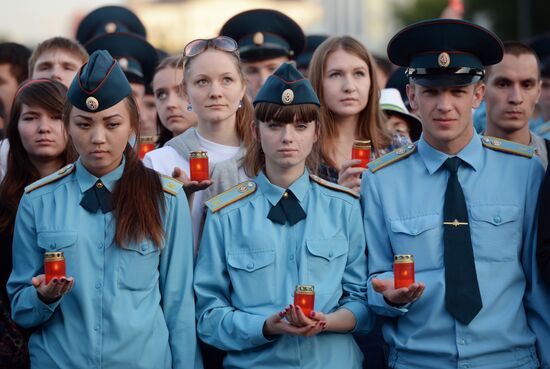 Day of Memory and Sorrow in Russian cities