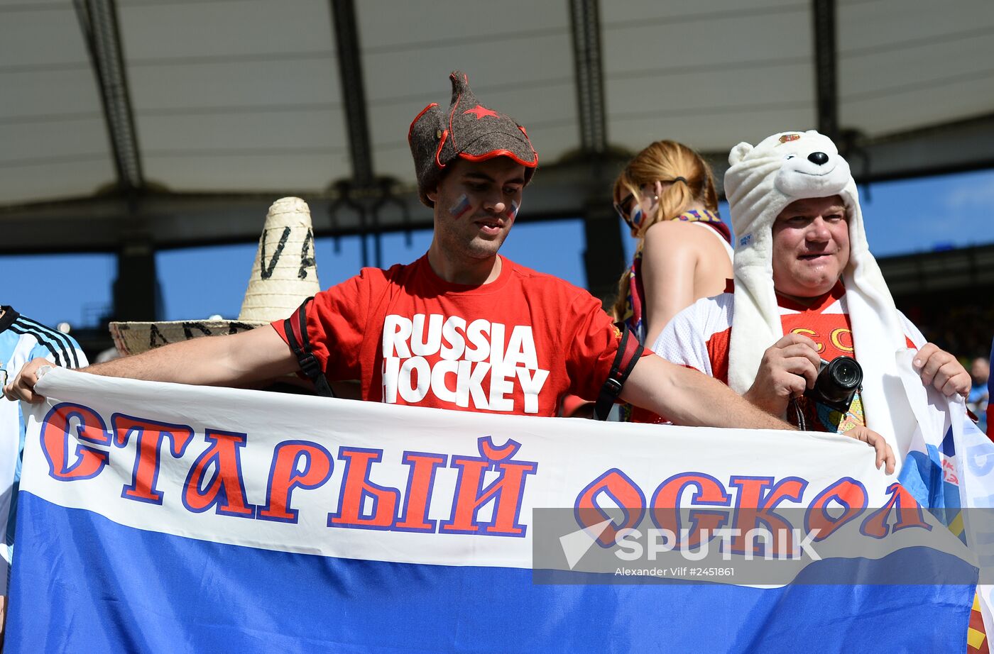 2014 FIFA World Cup. Belgium vs. Russia
