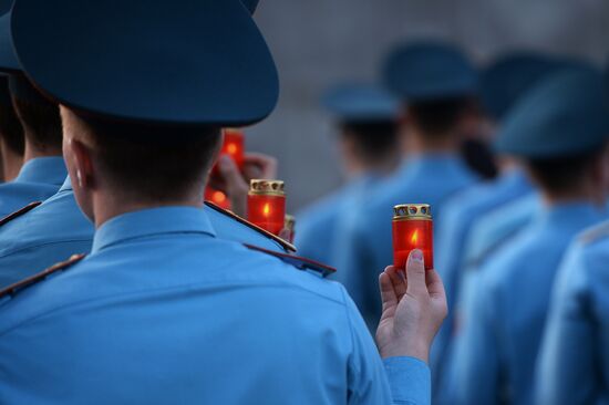 Day of Memory and Sorrow in Russian cities