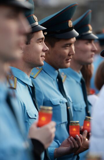 Day of Memory and Sorrow in Russian cities
