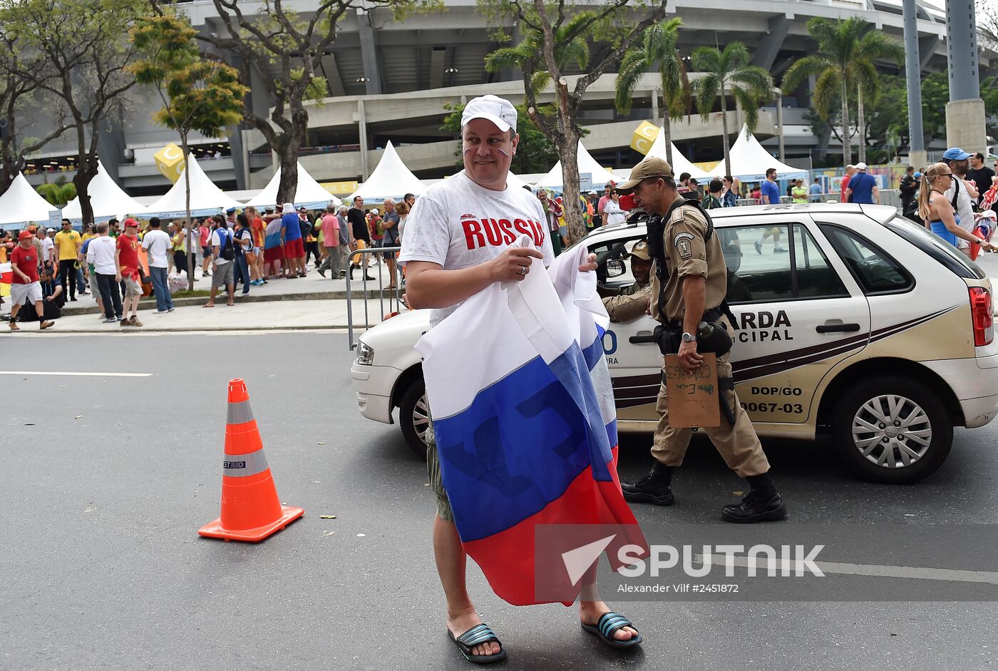 2014 FIFA World Cup. Belgium vs. Russia
