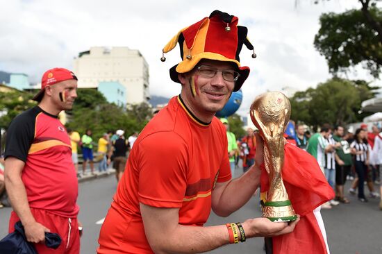 2014 FIFA World Cup. Belgium vs. Russia
