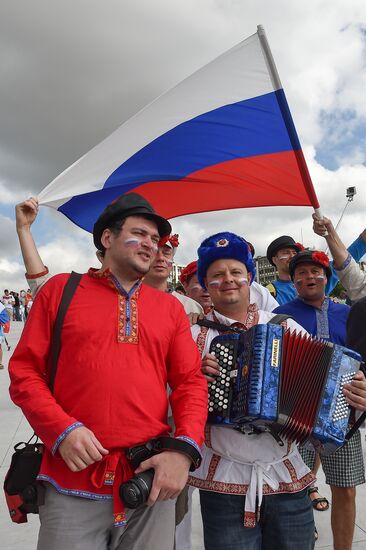 2014 FIFA World Cup. Belgium vs. Russia