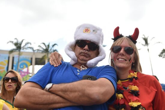 2014 FIFA World Cup. Belgium vs. Russia