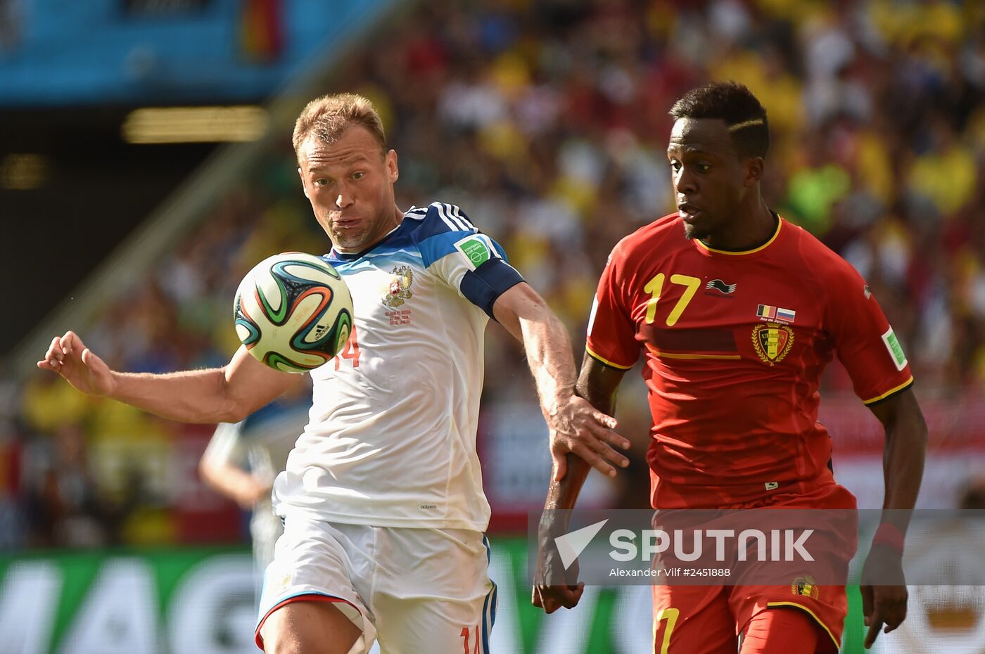 2014 FIFA World Cup. Belgium vs. Russia
