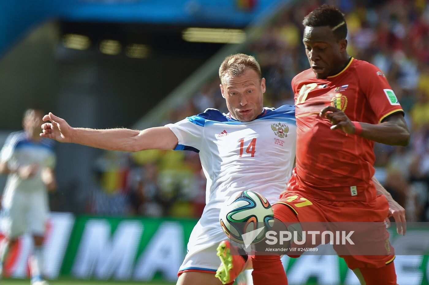 2014 FIFA World Cup. Belgium vs. Russia