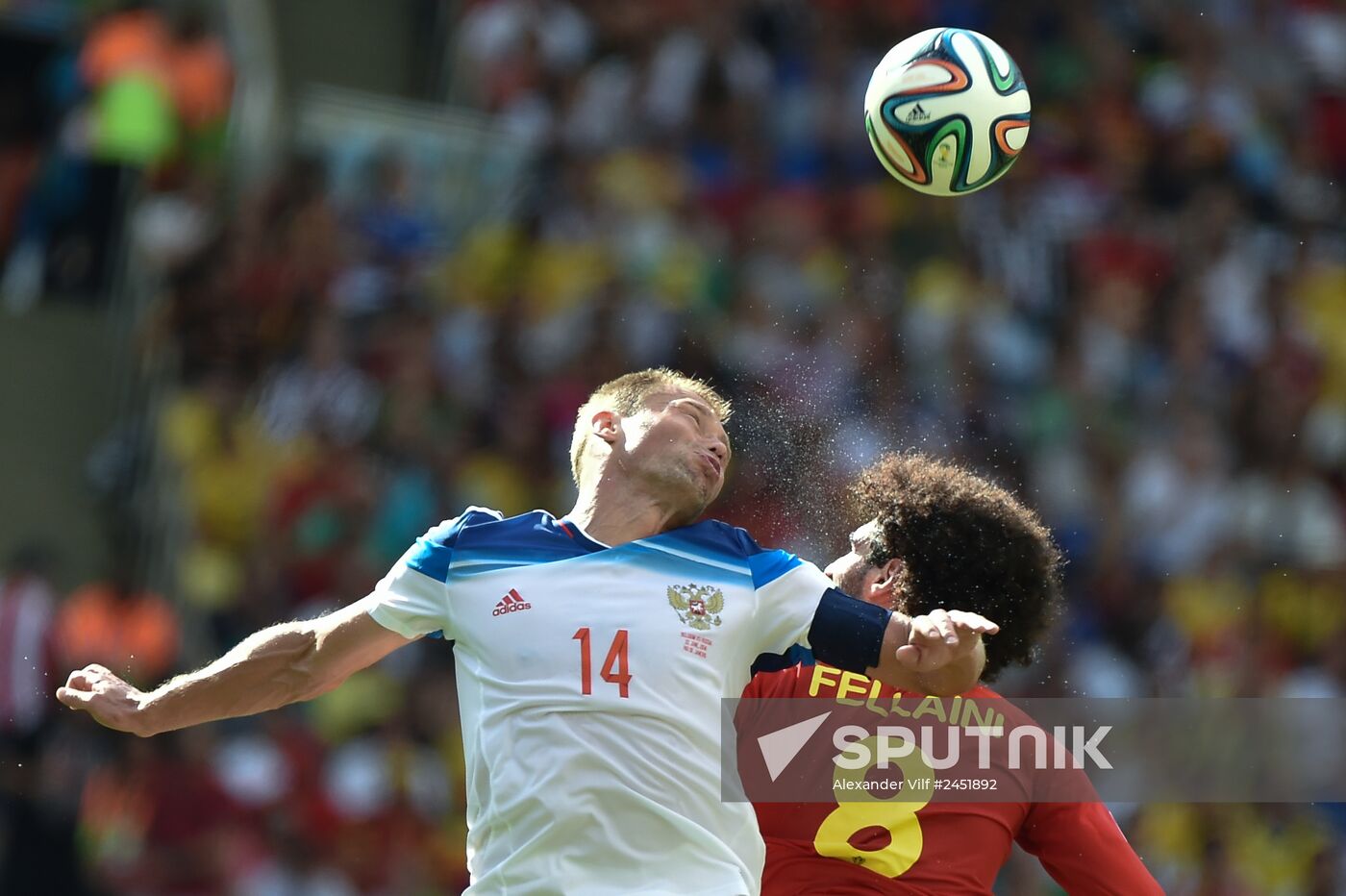 2014 FIFA World Cup. Belgium vs. Russia