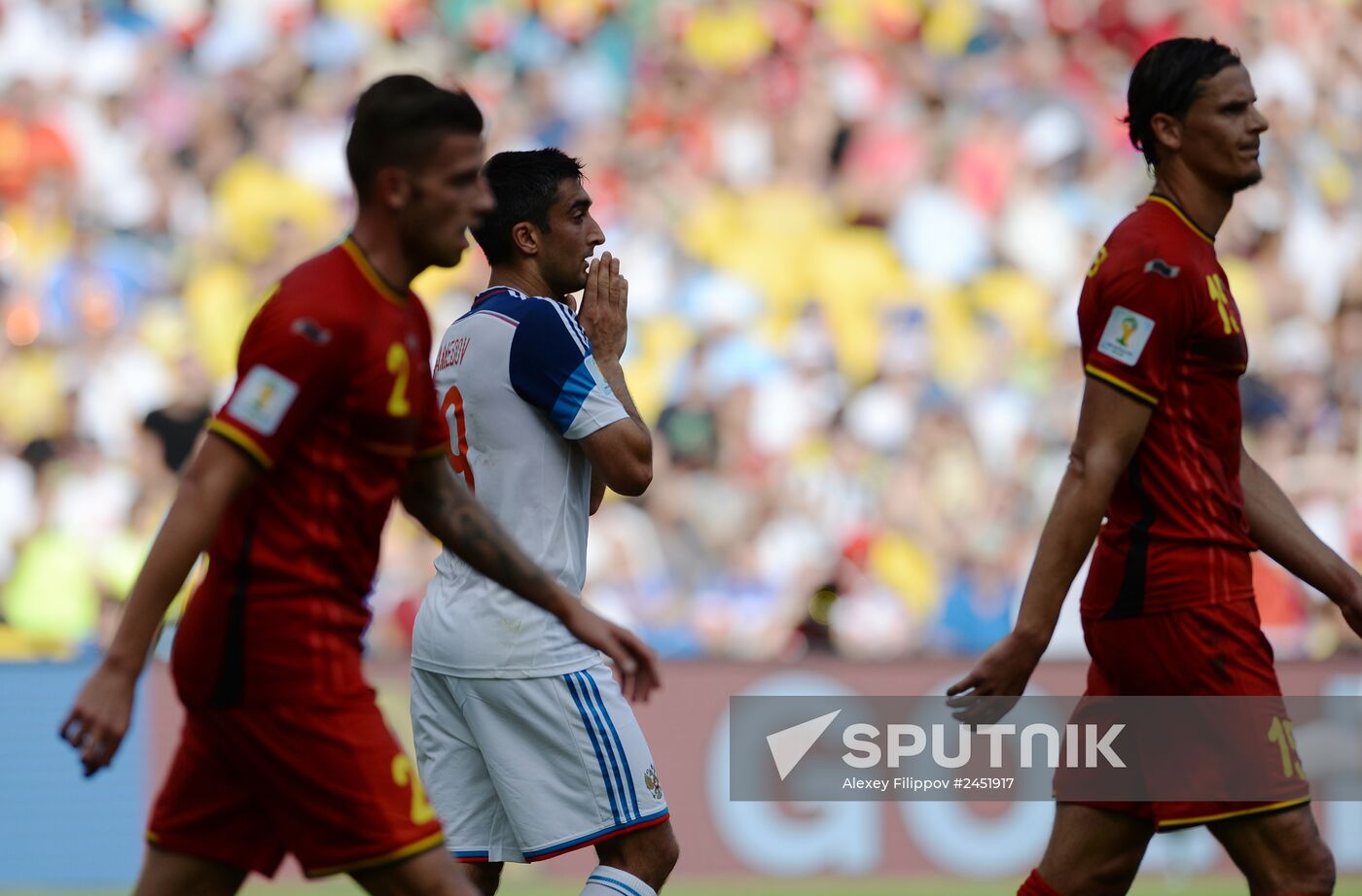 2014 FIFA World Cup. Belgium vs. Russia