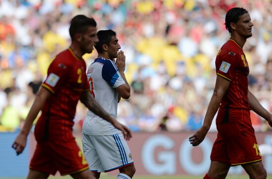 2014 FIFA World Cup. Belgium vs. Russia