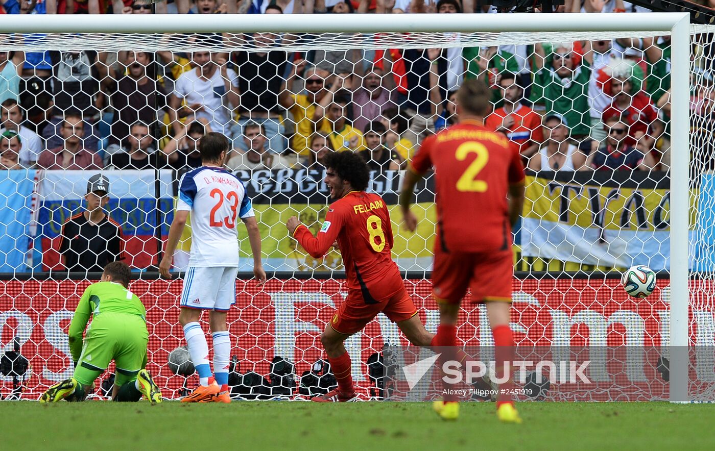 2014 FIFA World Cup. Belgium vs. Russia