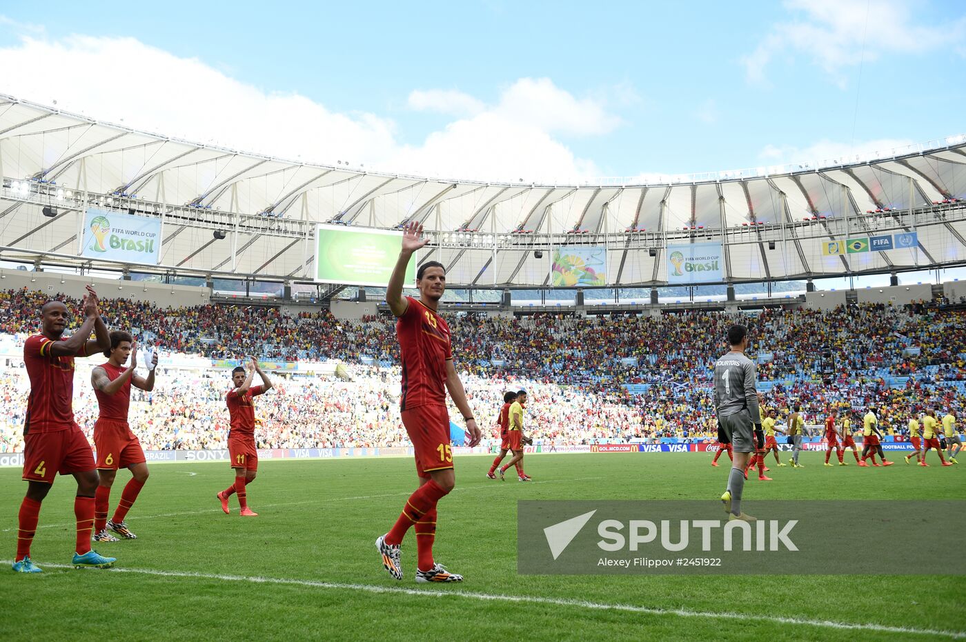 2014 FIFA World Cup. Belgium vs. Russia