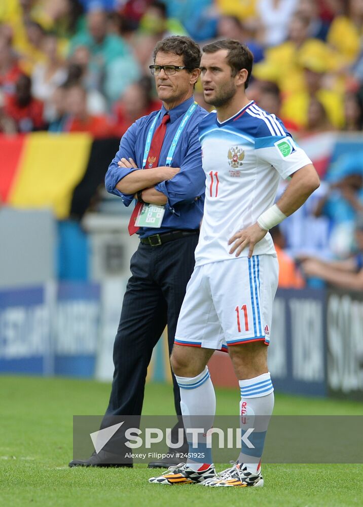 2014 FIFA World Cup. Belgium vs. Russia