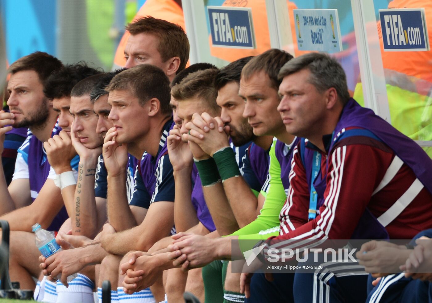 2014 FIFA World Cup. Belgium vs. Russia
