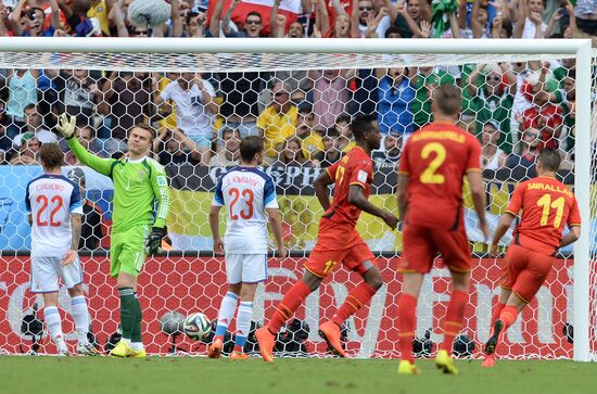 2014 FIFA World Cup. Belgium vs. Russia