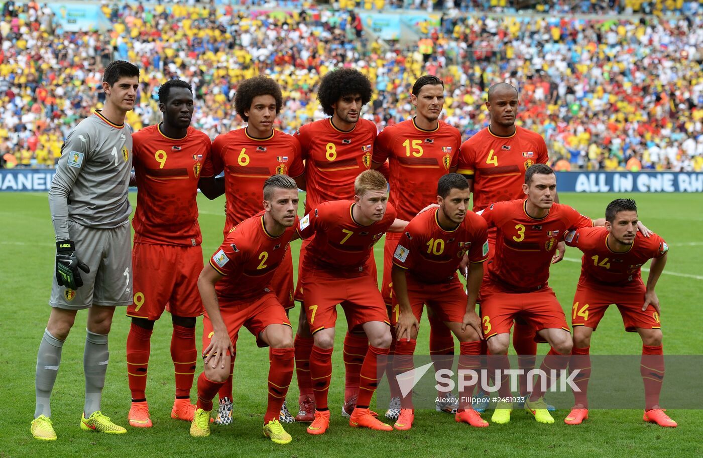 2014 FIFA World Cup. Belgium vs. Russia