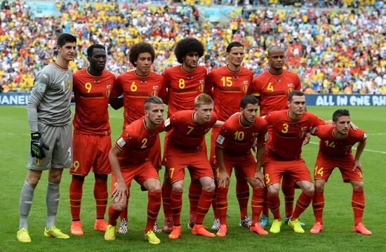 2014 FIFA World Cup. Belgium vs. Russia