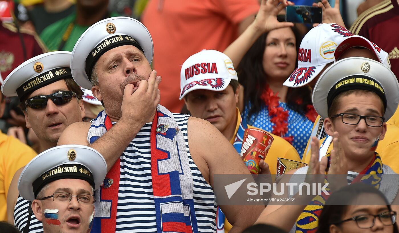 2014 FIFA World Cup. Belgium vs. Russia