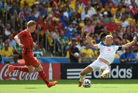 2014 FIFA World Cup. Belgium vs. Russia