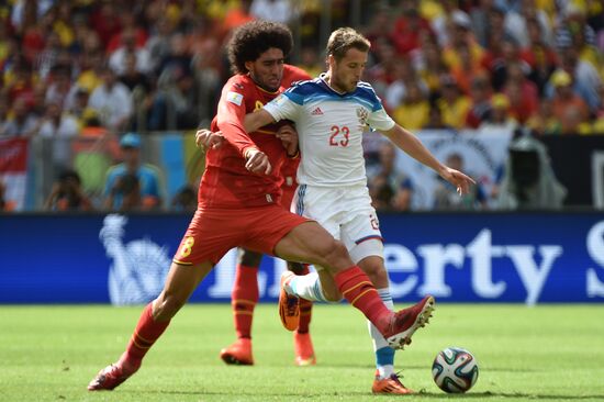 2014 FIFA World Cup. Belgium vs. Russia