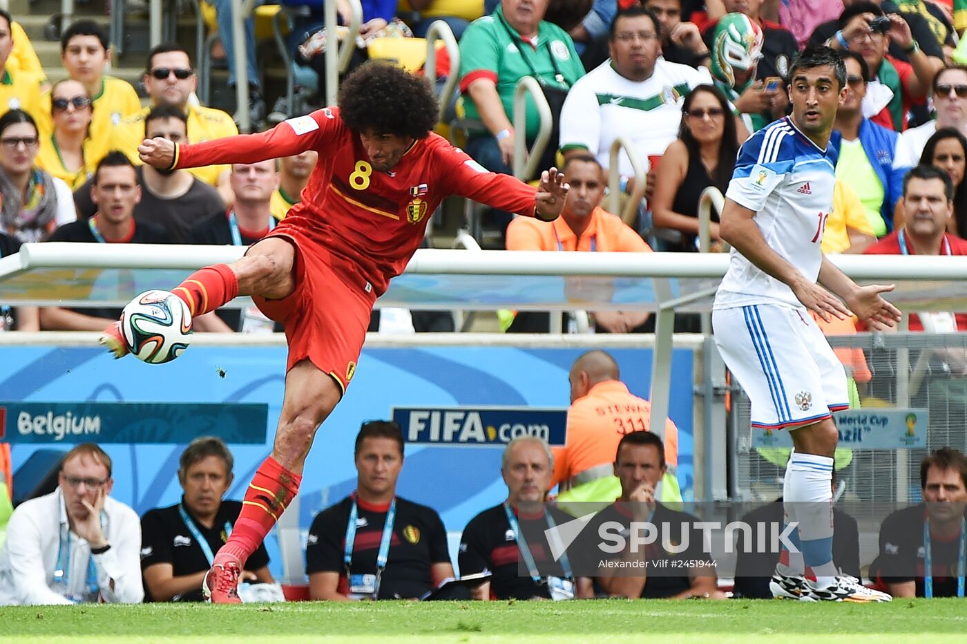 2014 FIFA World Cup. Belgium vs. Russia