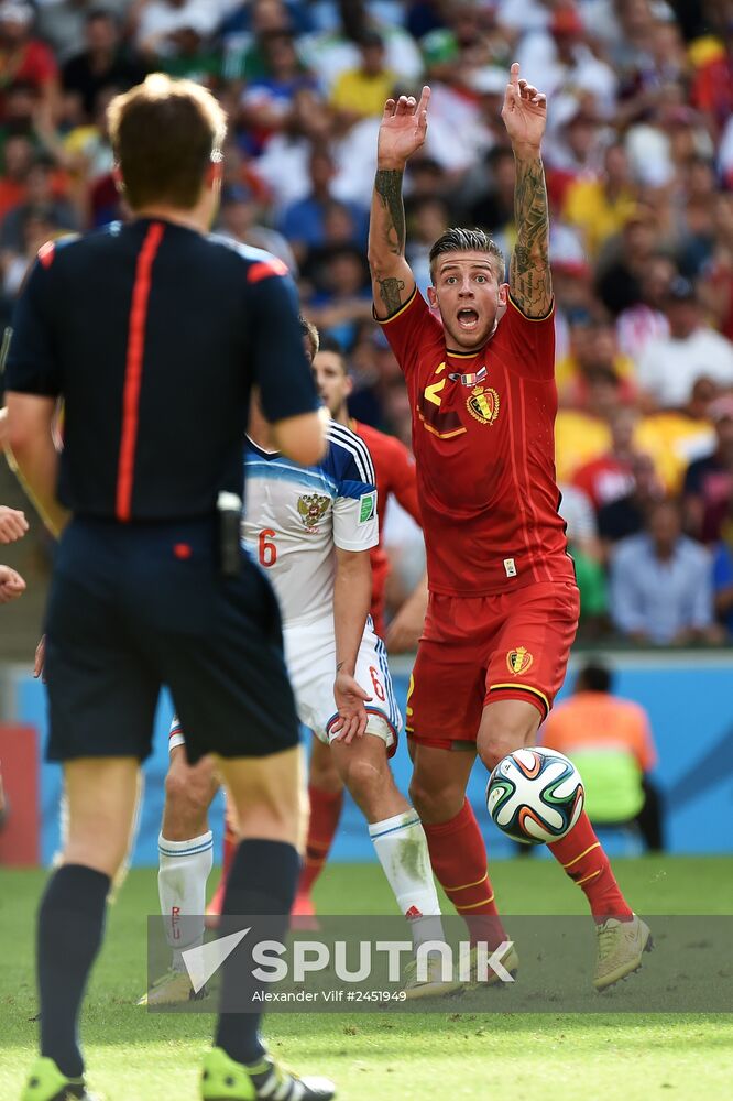 2014 FIFA World Cup. Belgium vs. Russia