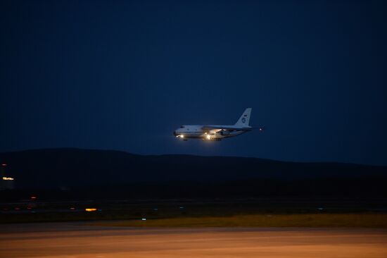 Ruslan aircraft conducts unique transfer of helicopters to Central Military District