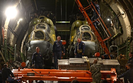 Ruslan aircraft conducts unique transfer of helicopters to Central Military District