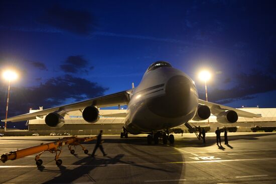 Ruslan aircraft conducts unique transfer of helicopters to Central Military District