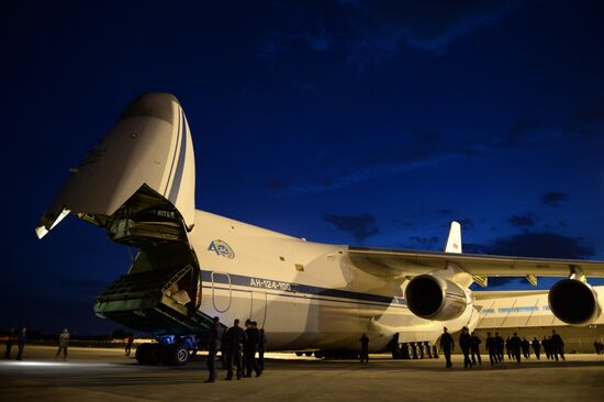 Ruslan aircraft conducts unique transfer of helicopters to Central Military District