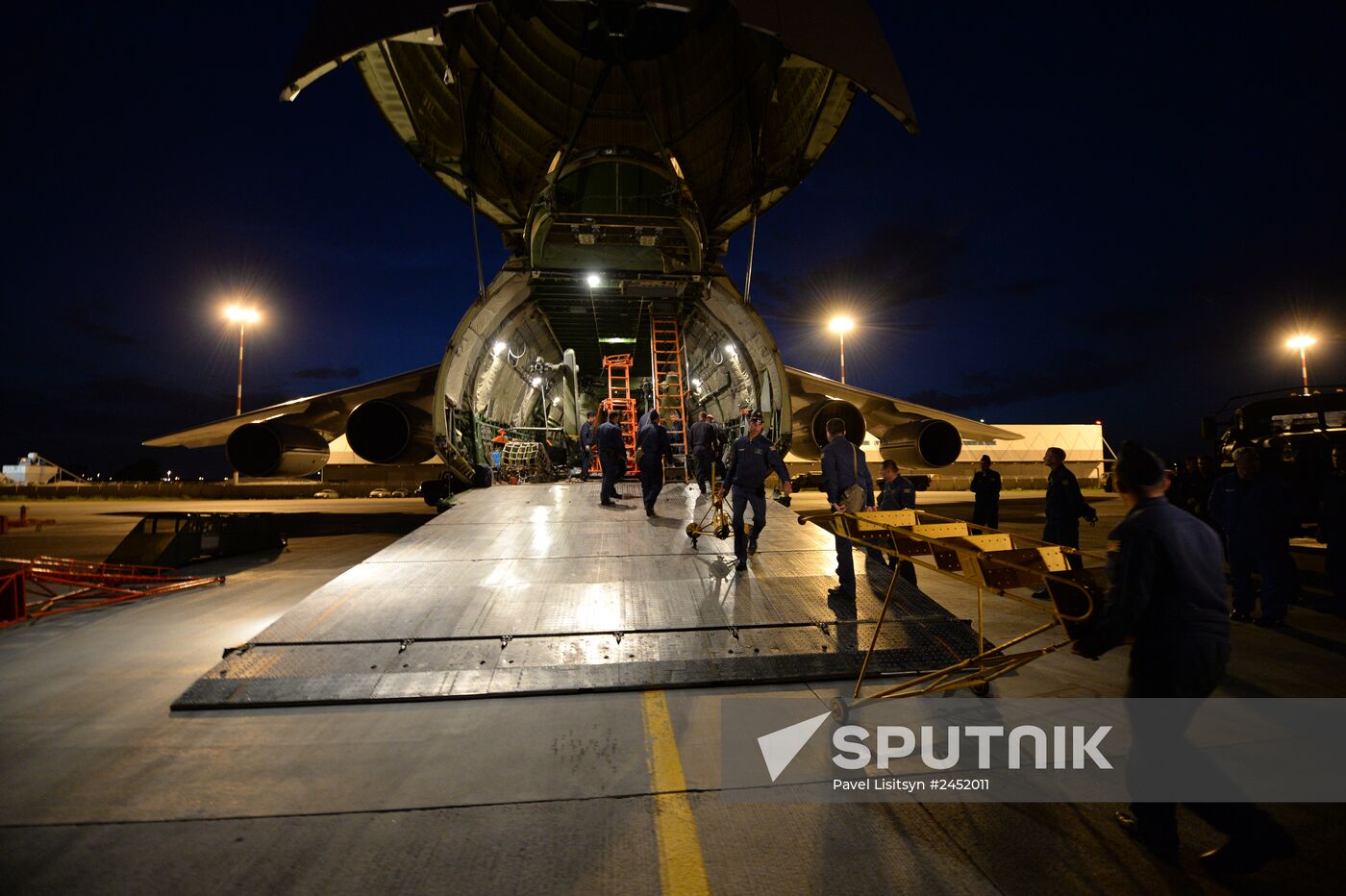 Ruslan aircraft conducts unique transfer of helicopters to Central Military District