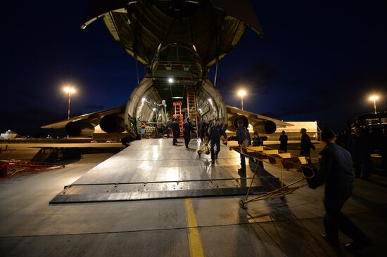 Ruslan aircraft conducts unique transfer of helicopters to Central Military District