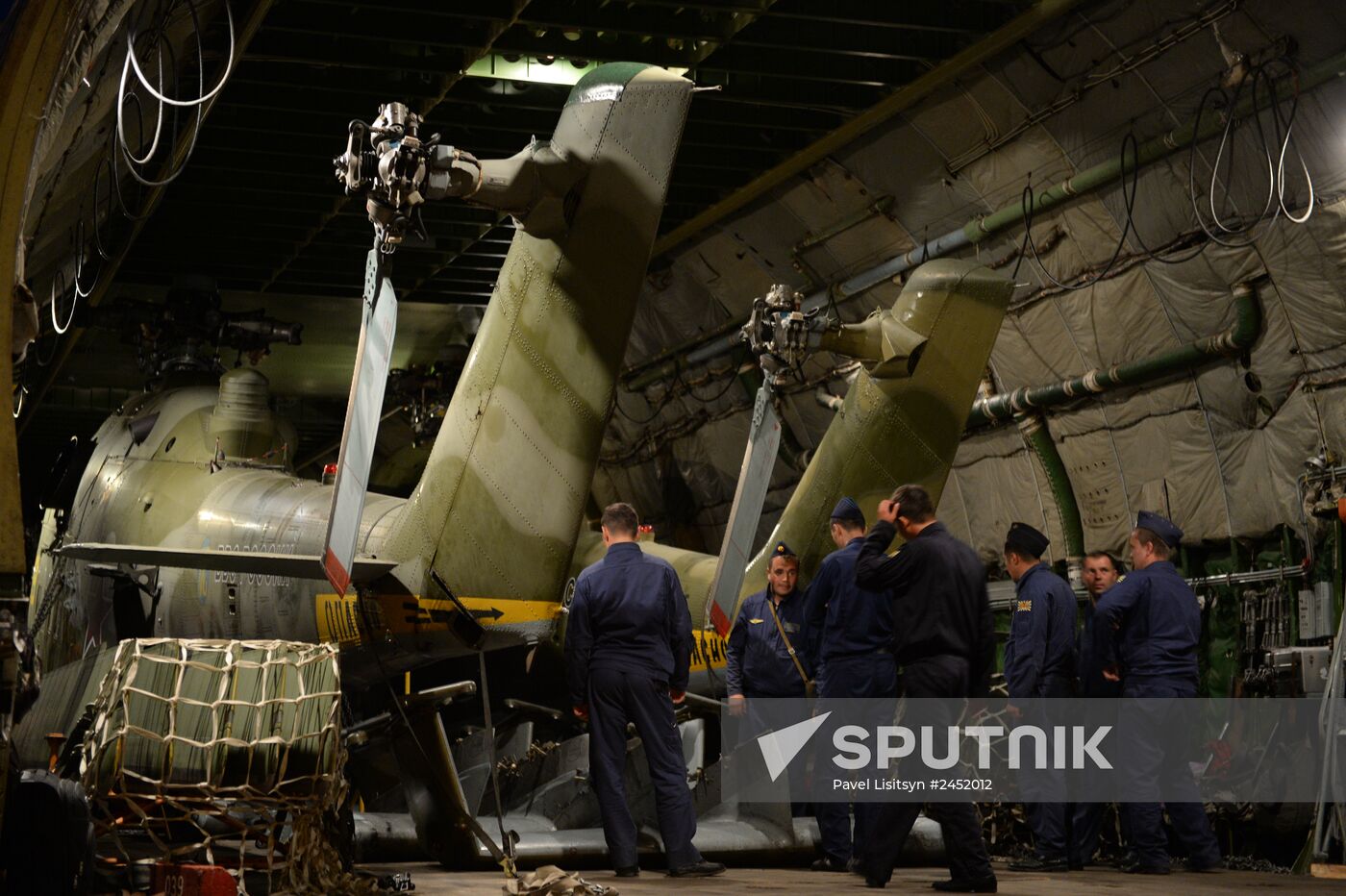 Ruslan aircraft conducts unique transfer of helicopters to Central Military District