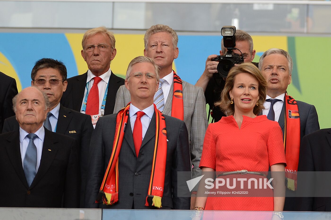 The 2014 FIFA World Cup. Belgium vs. Russia