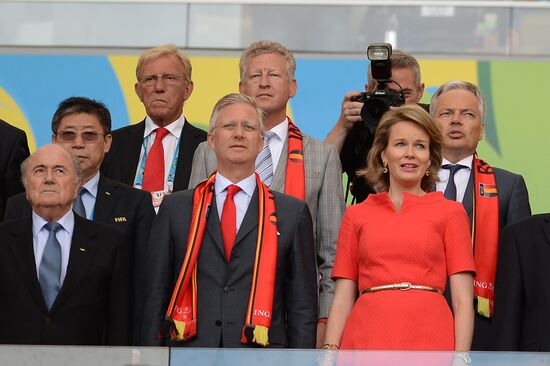 The 2014 FIFA World Cup. Belgium vs. Russia