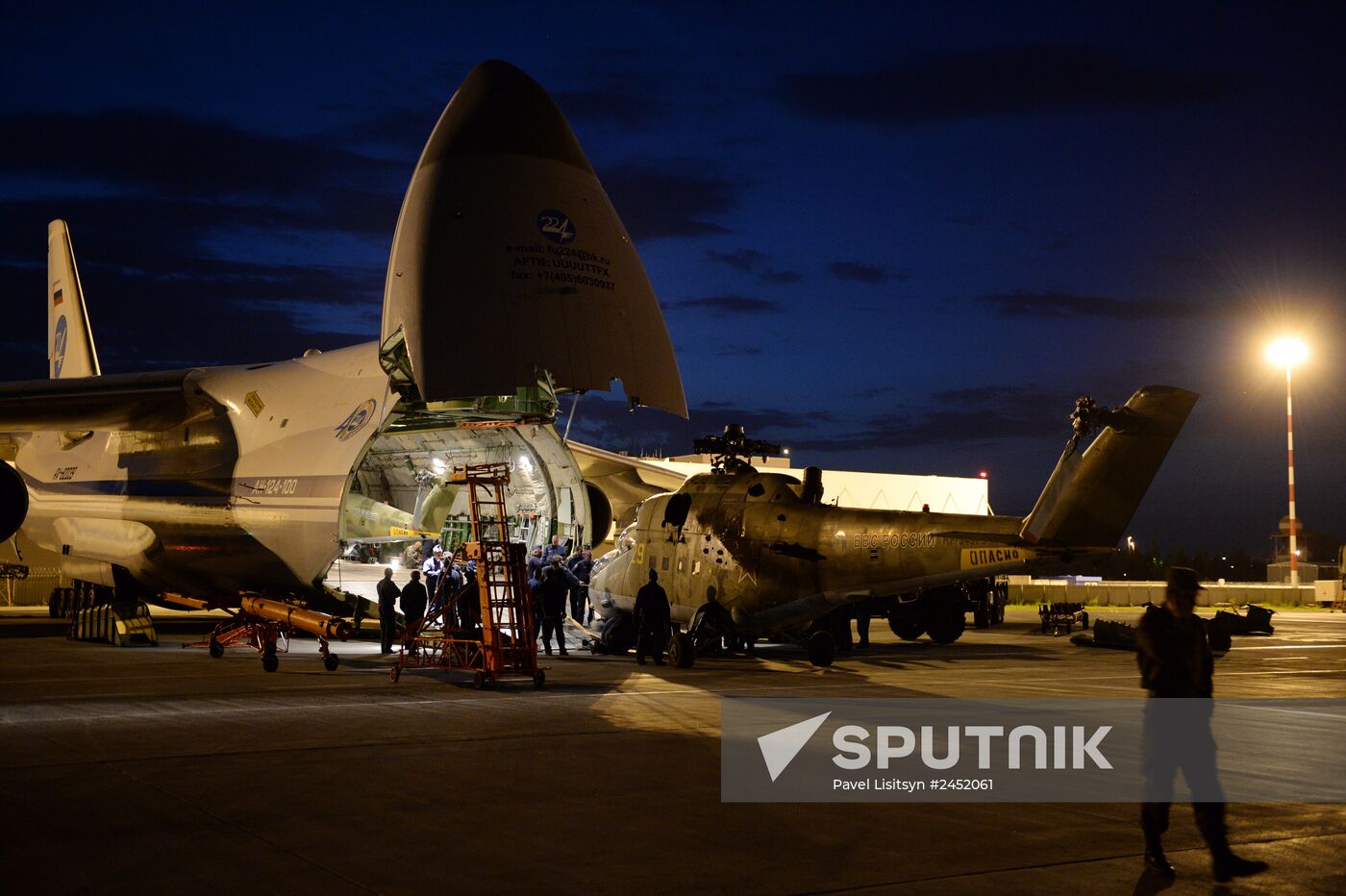 Ruslan aircraft conducts unique transfer of helicopters to Central Military District